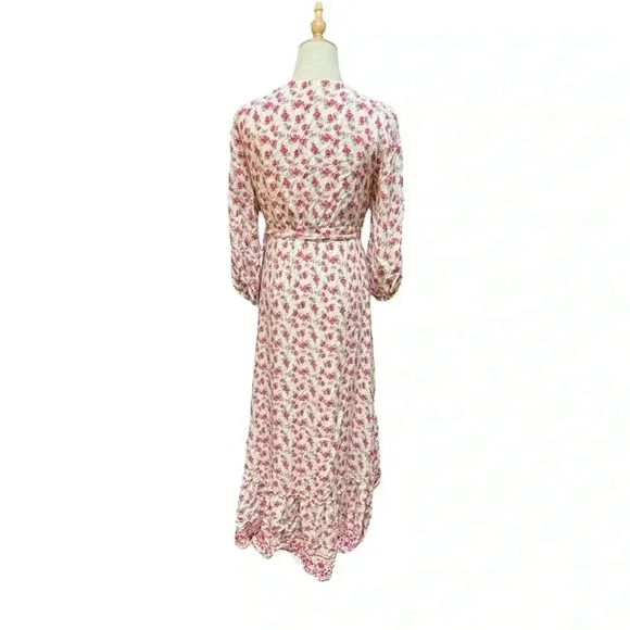 If By Sea Los Angeles dress wrap floral Size M - Picture 4 of 11
